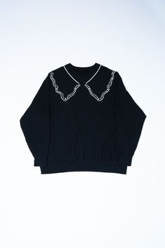 945-80TT112-1 / スウェット (BLACK/WHITE)