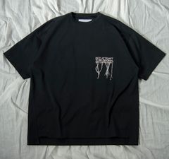 「予約商品」EMBROIDERED T-SHIRT (BLACK)