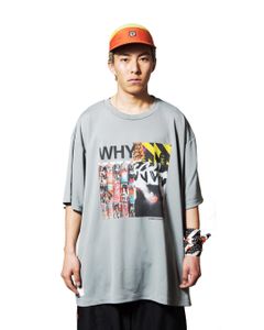 WHY x RATFACE WIDE DRY-TEE / col: GRAY