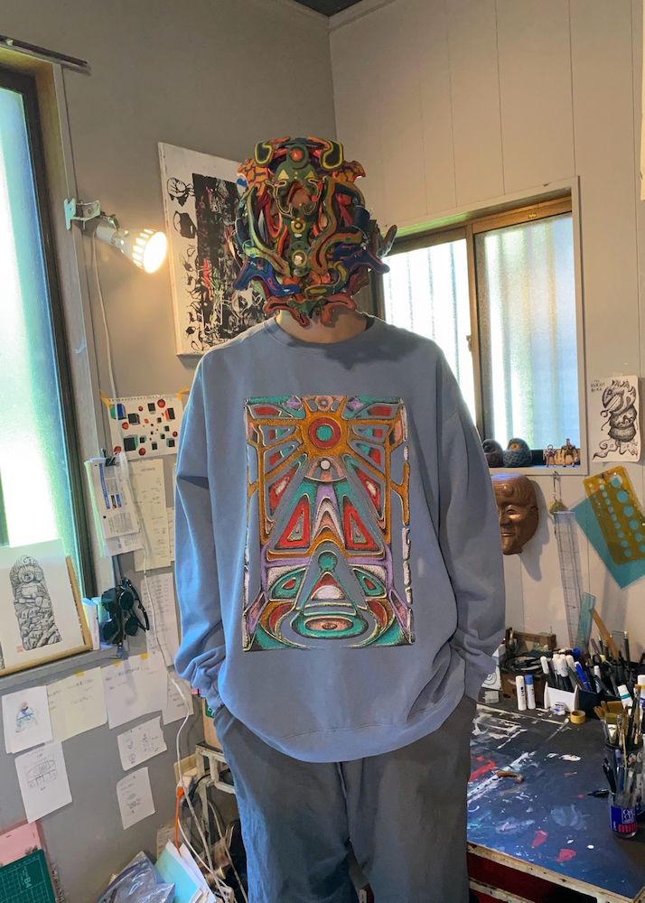 "Plastic Sun" Sweat / Blue Gene