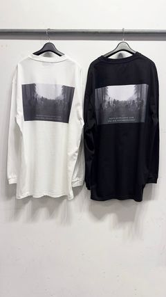 FOREST L/S T-SHIRT / グラフィック ロンT (Black, White)