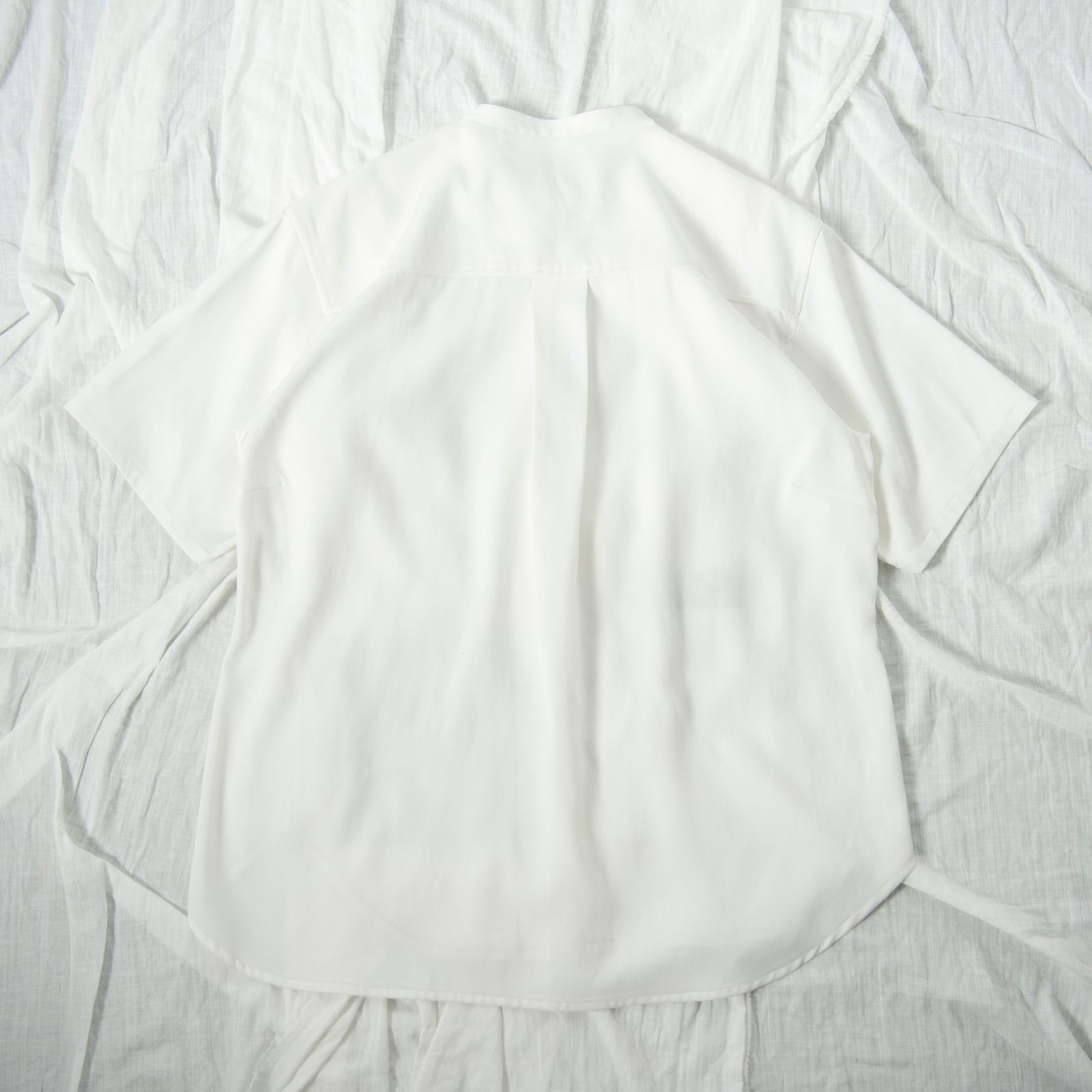 「予約商品」EMBROIDERED SLIT SHIRT (WHITE)