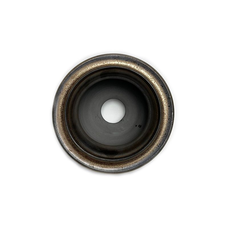 CONSTRICTION POT(M)   -陶器鉢-