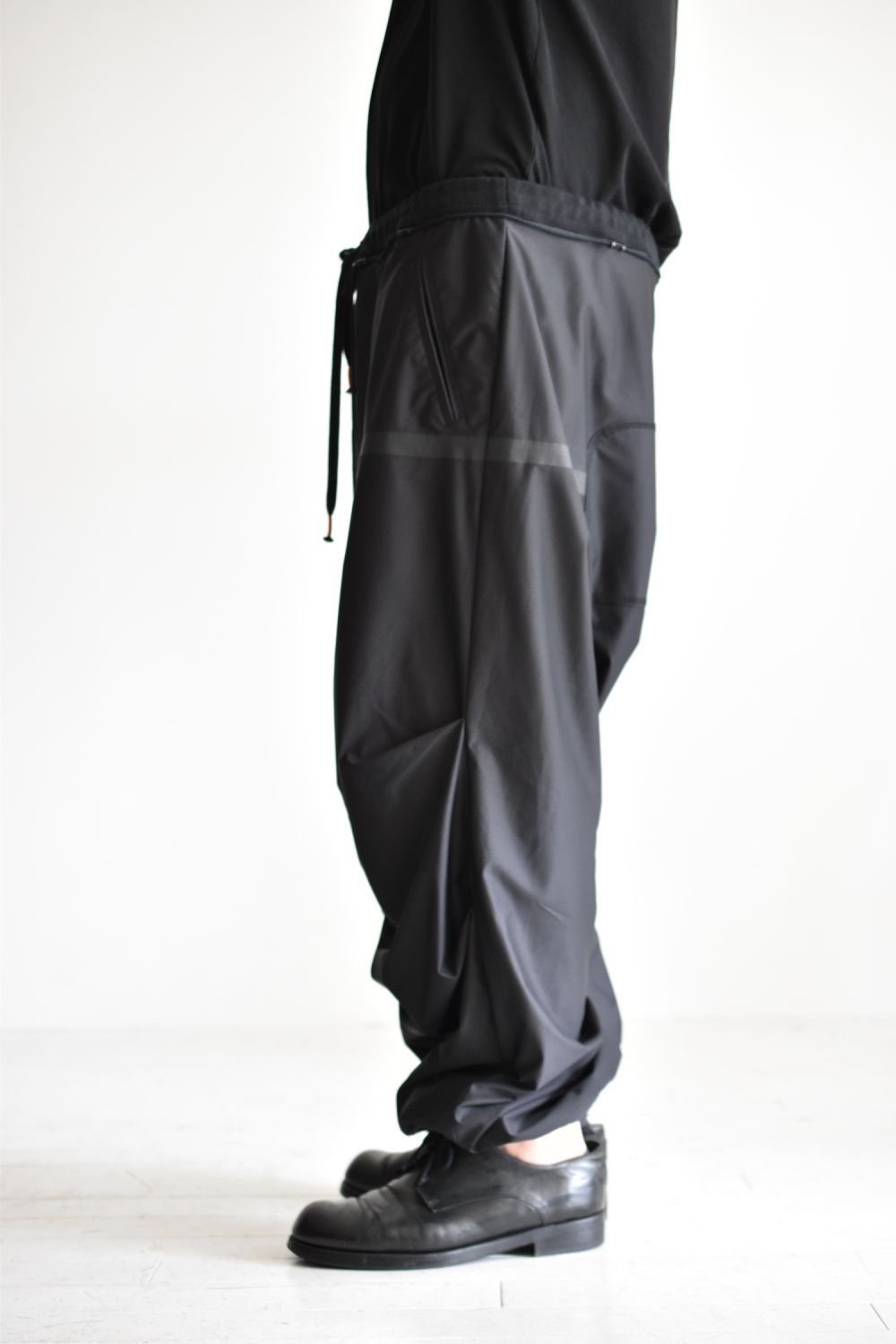 BAGGY RIP-STOP PANTS c/#1 BLACK