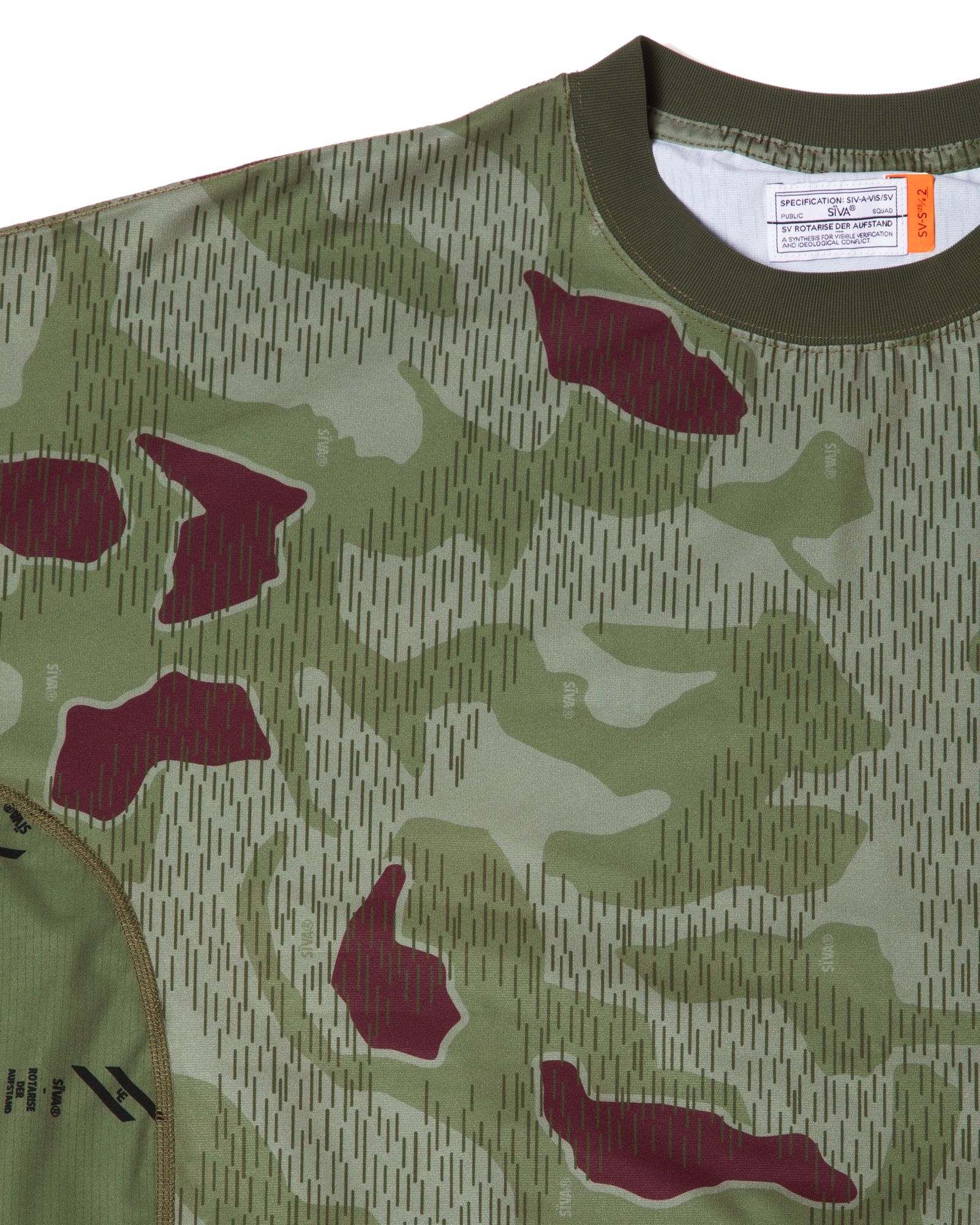 「予約商品」SPLINTER-CAMO WIDE L-SLEEVE / col: KHAKI