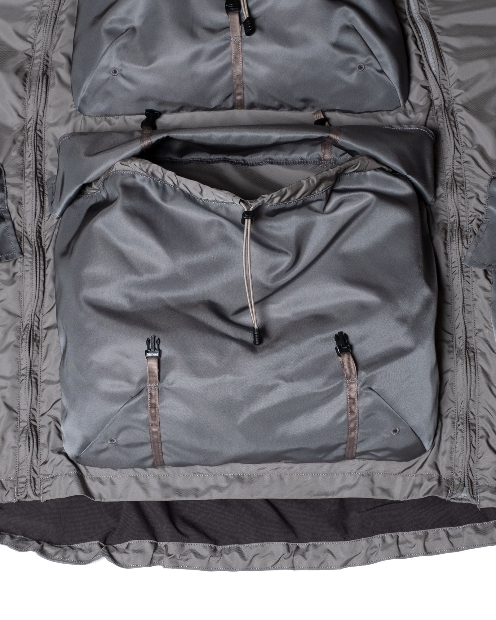 「予約商品」ALICE-PACKS W-ZIPPER WIDE HOODED JACKET / col: GRAY