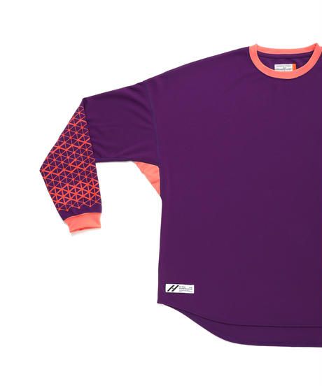 GEOMETRIC PATTERN L-SLEEVE c/#4 PURPLE