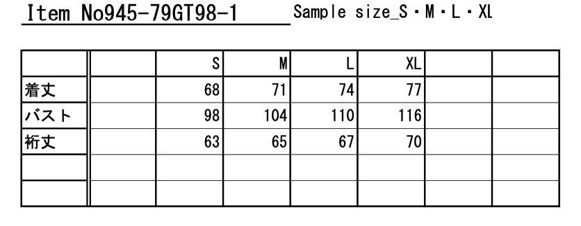 945-79GT98-1 ラグラン 3/4 SLEEVE