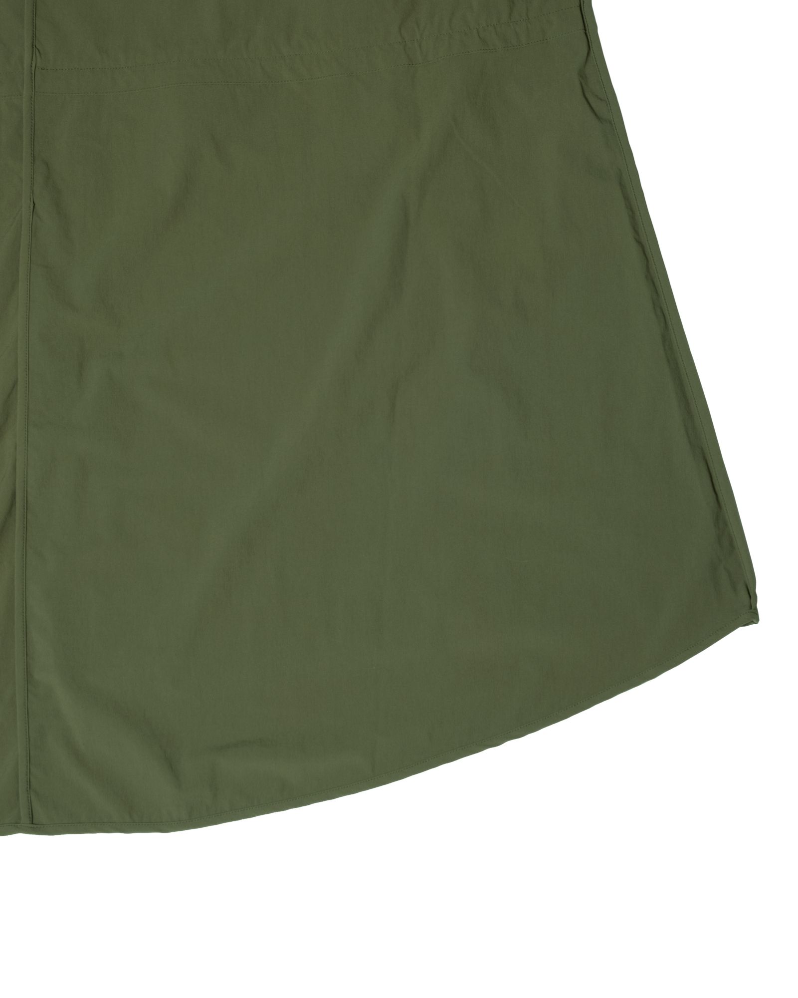 「予約商品」DOT-AIR PIPING OVERSIZED LONG HOODIE / col: KHAKI