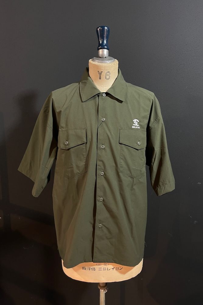 【OFFICIAL BOOTLEG CTLG 19】”ANTI-2” Micro Ripstop Loose Fit Shirts  "別注カーキ"
