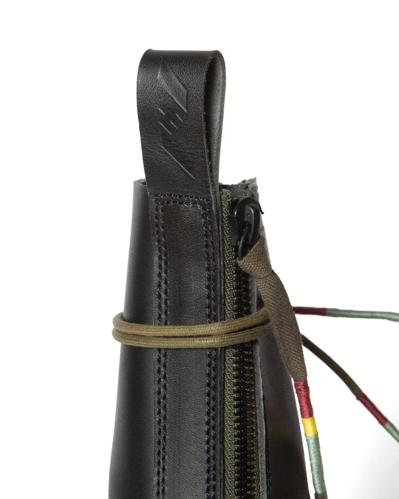 「予約商品」10EYELET ROUND TOE ZIP-UP BOOTS / col: BLACK