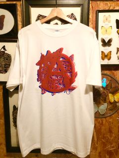 「予約商品」.butterfly anarchy symbol T-shirt 03