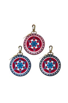 945-80TAC13-4 / サークルポーチ (BLACK, BLUE, RED)