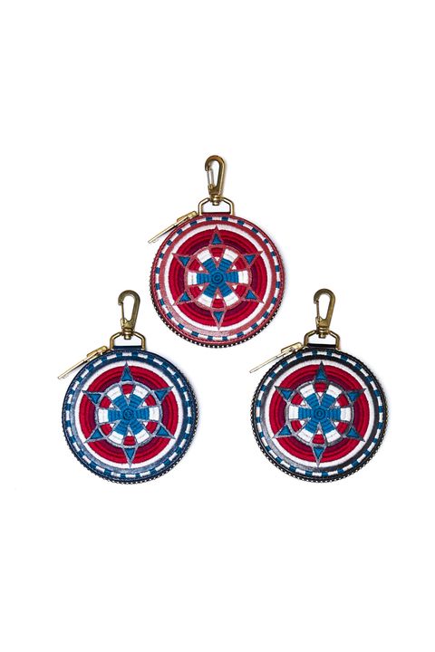 945-81TAC13-4 / サークルポーチ (BLACK, BLUE, RED)