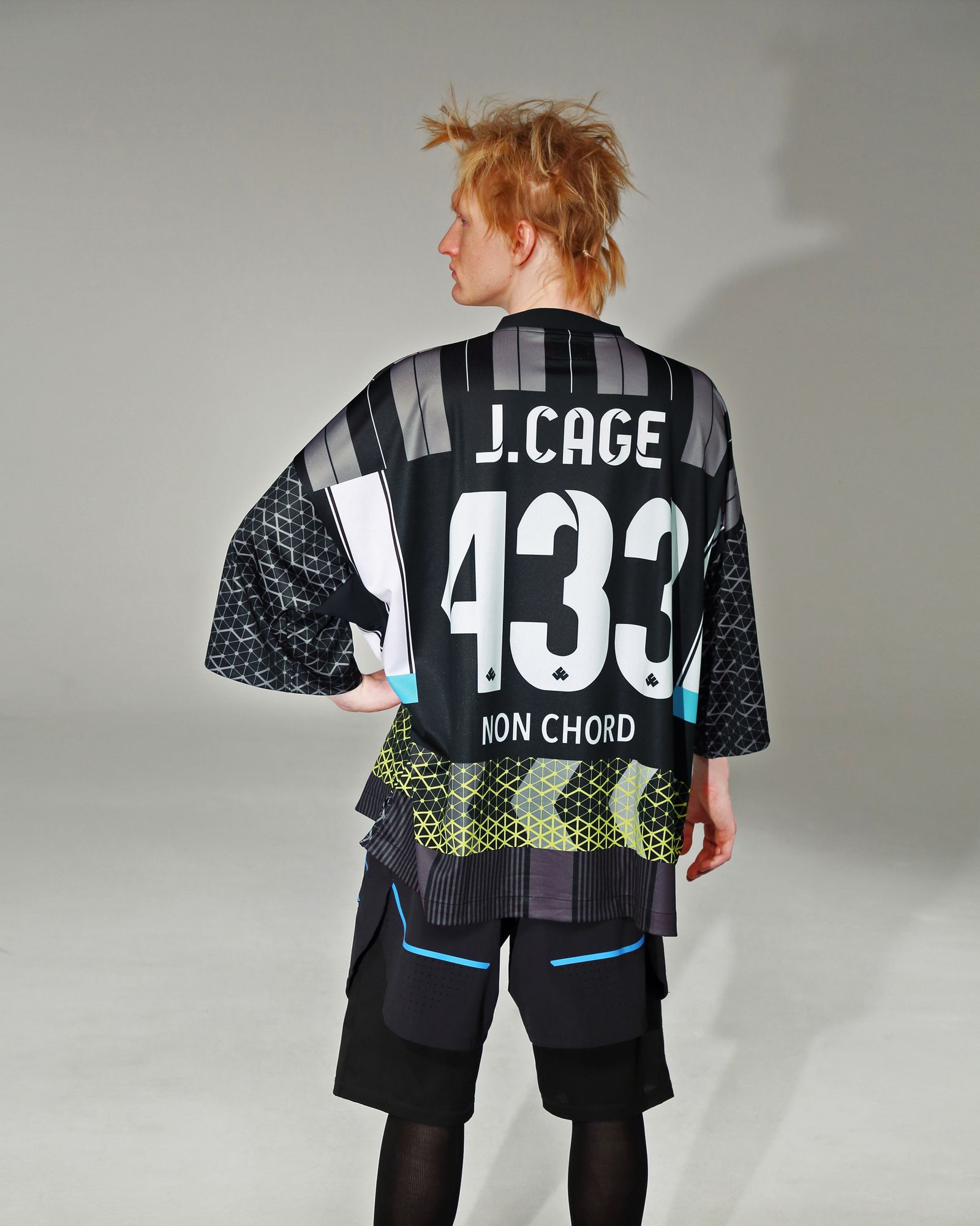 「予約商品」FOOTBALL WIDE SHIRTS # c/ BLACK_stripe