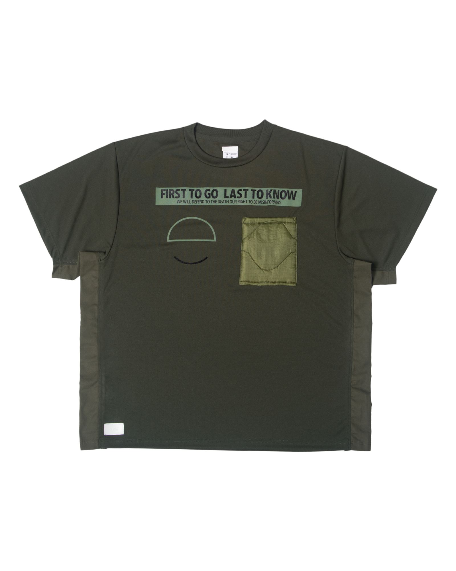 FTG-FTK POCKET WIDE DRY TEE / col: KHAKI