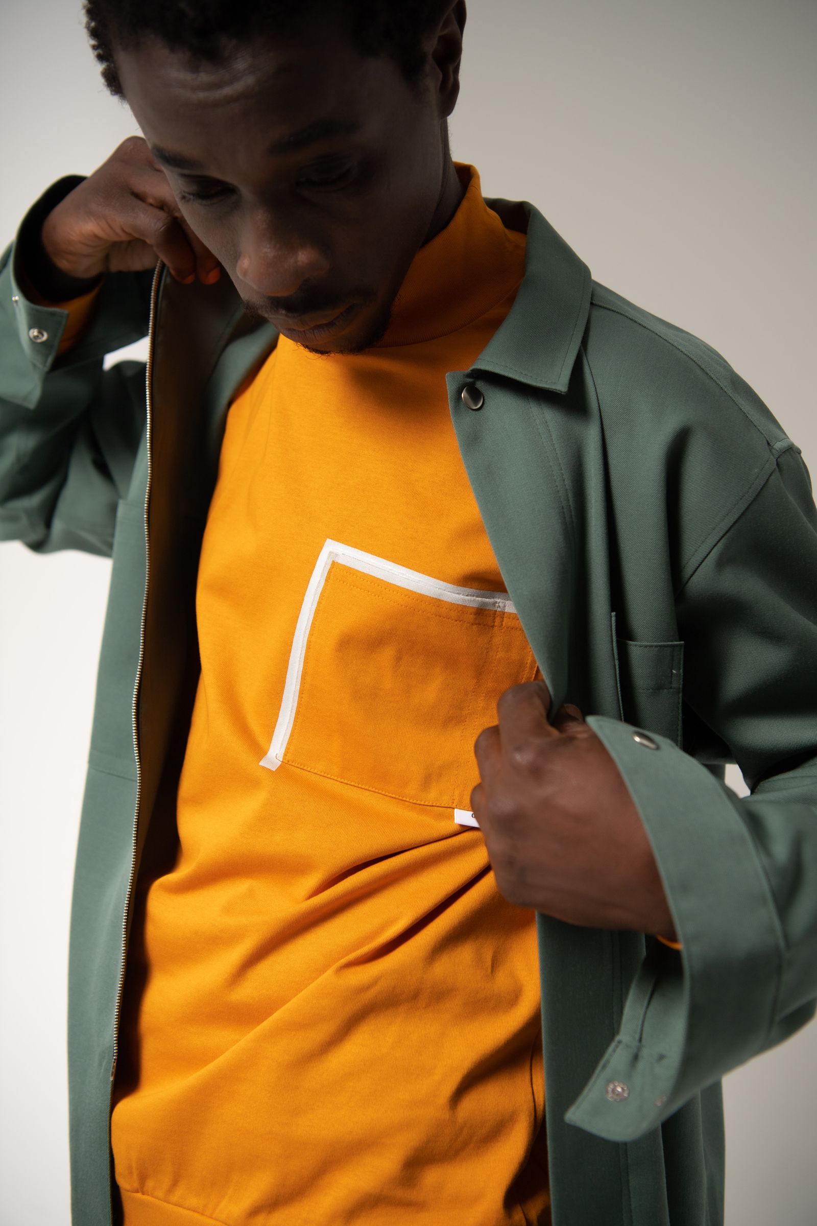 「予約商品」ZIP SHIRT (TEAL)