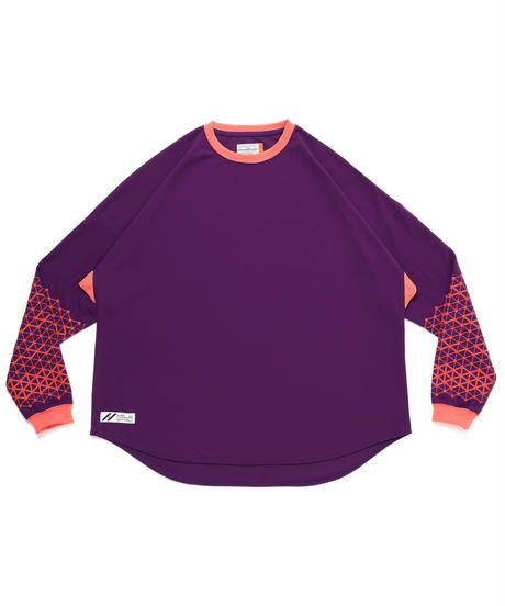 GEOMETRIC PATTERN L-SLEEVE c/#4 PURPLE