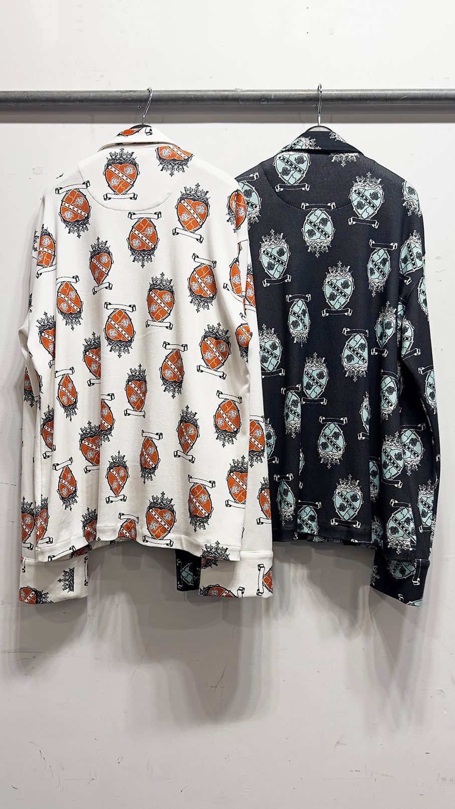 KURT’S PAJAMA SHIRT / パジャマシャツ (Black, White)