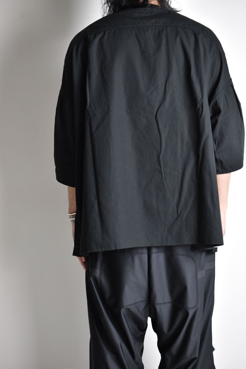 ARMED WIDE SHIRT c/#1 BLACK