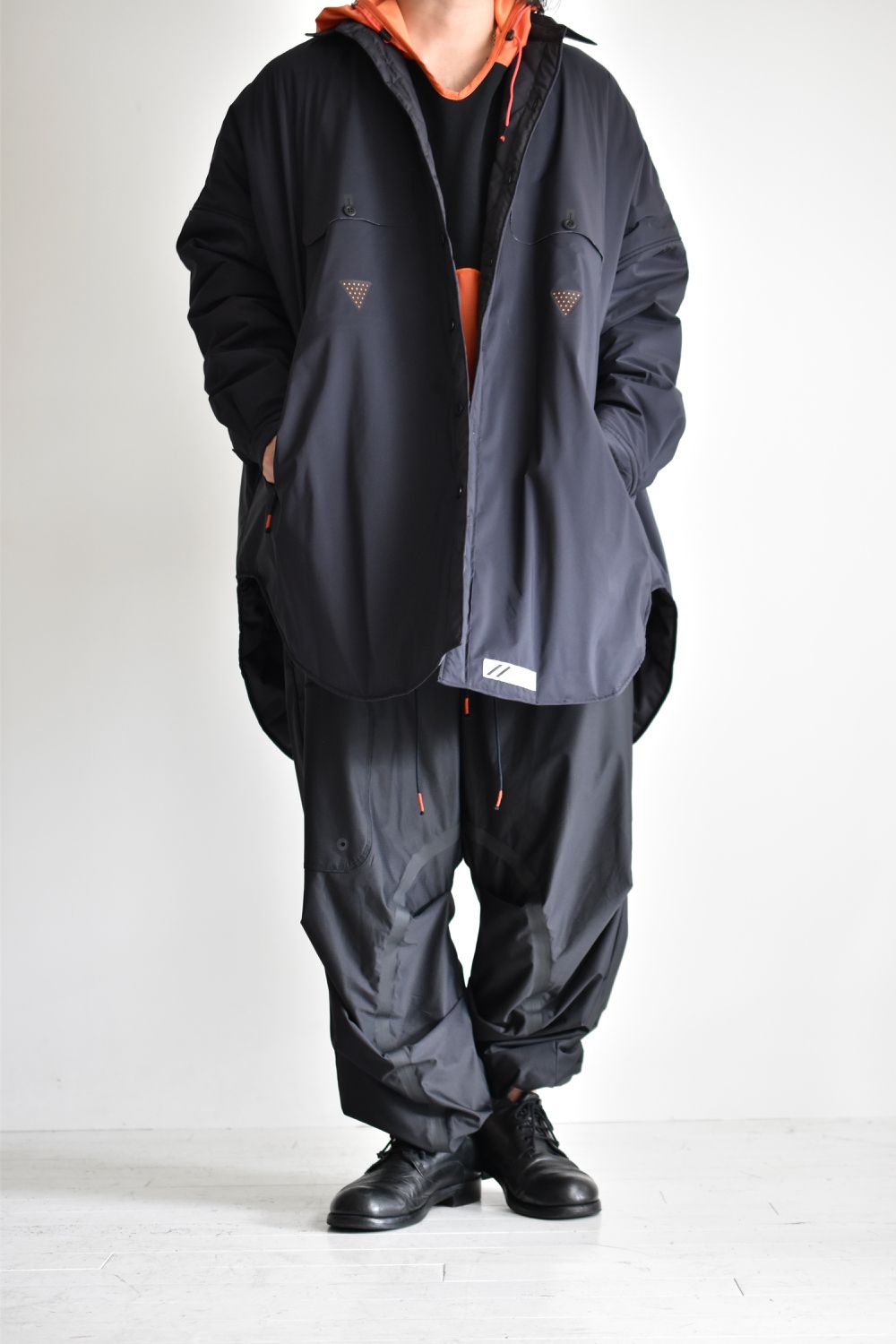 BAGGY RIP-STOP PANTS c/#1 BLACK