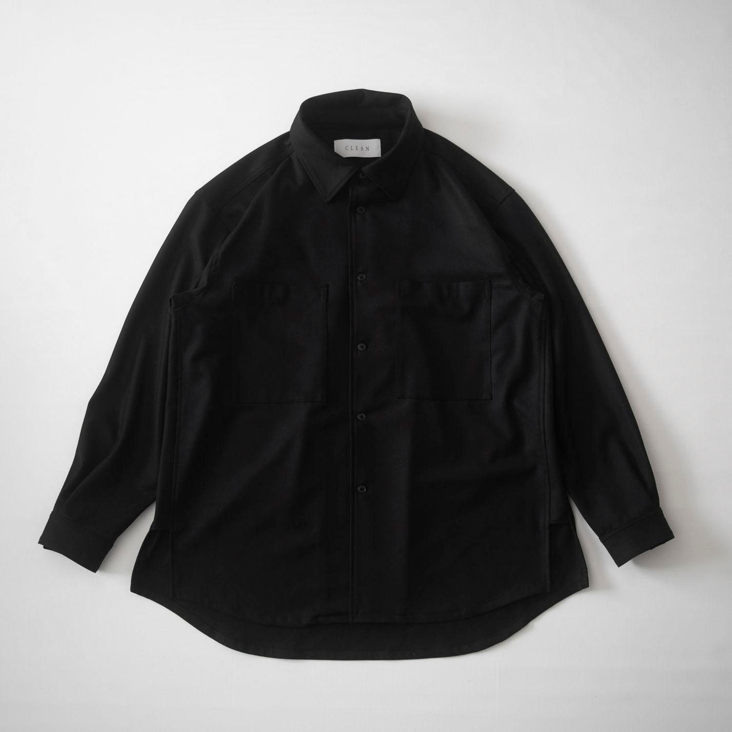 OVERSIZED HEAVY SHIRT (BLACK)