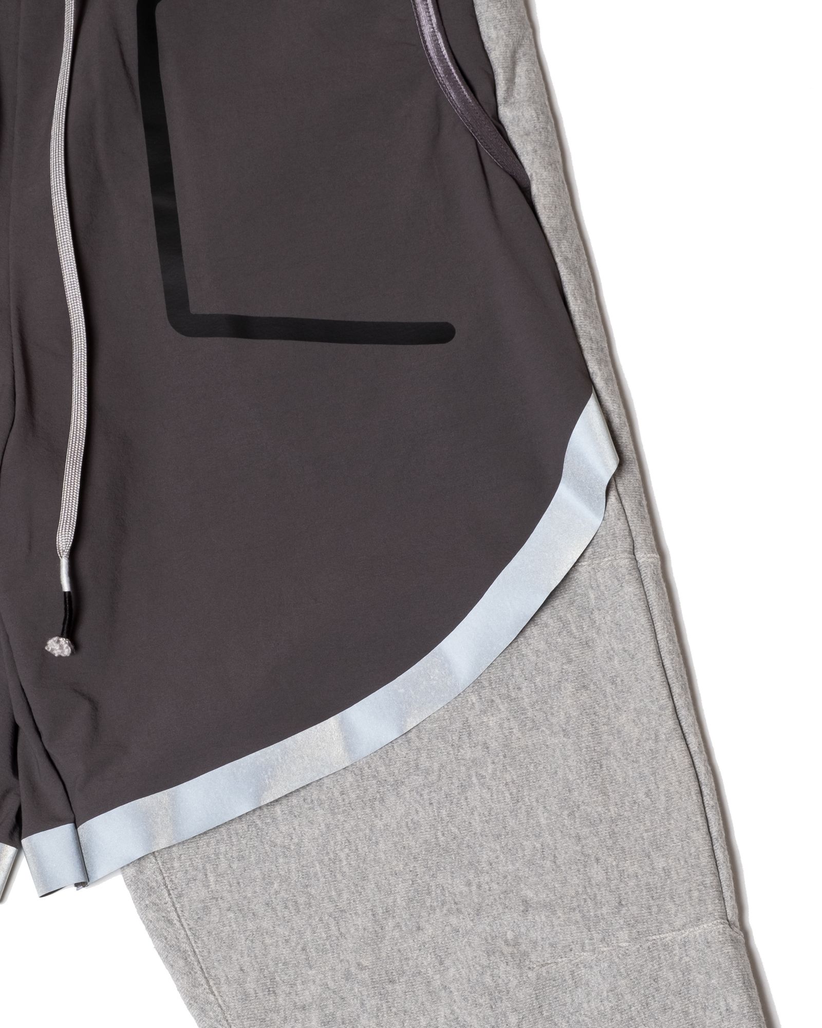 TECH LAYERED JOGGER PANTS / col:HEATHER GRAY