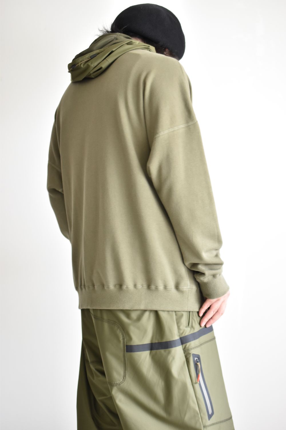 DRAW CODE HOODED PULL JERSEY c/#2 OD
