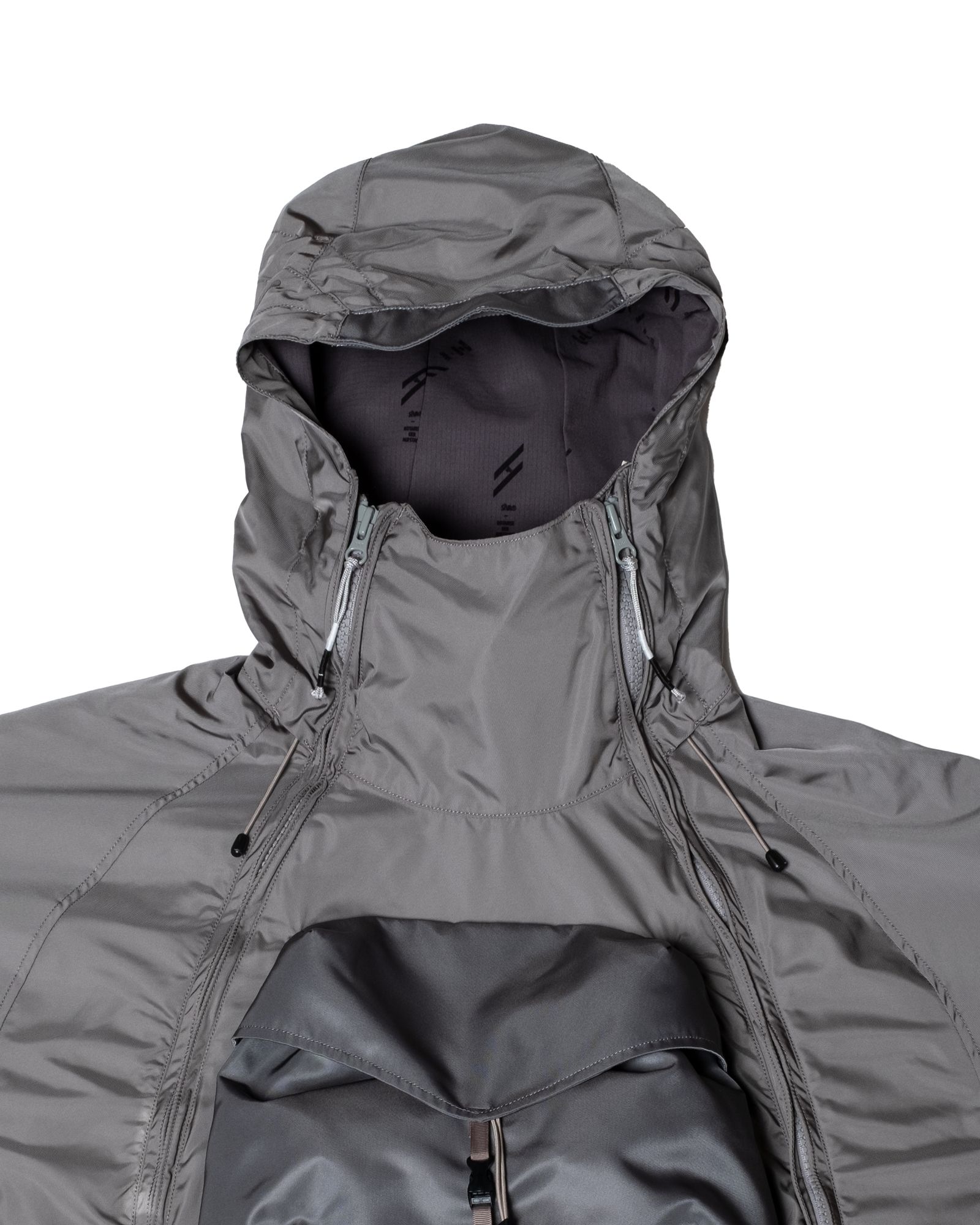 「予約商品」ALICE-PACKS W-ZIPPER WIDE HOODED JACKET / col: GRAY