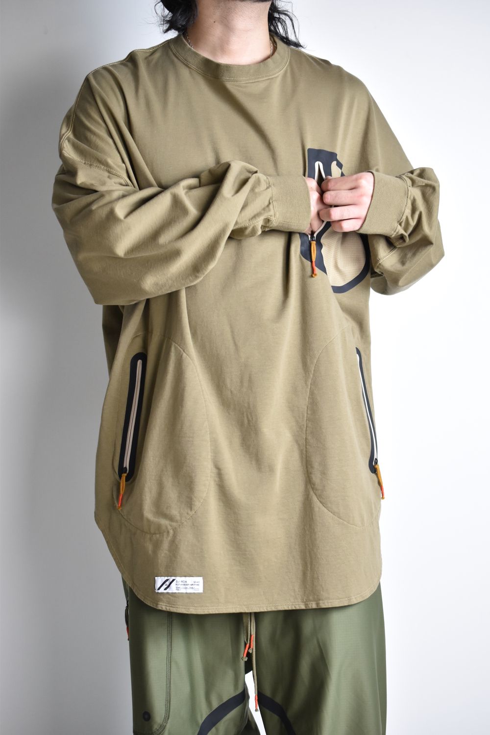 TOO BIG BAGGY NECK JERSEY c/#3 SAND