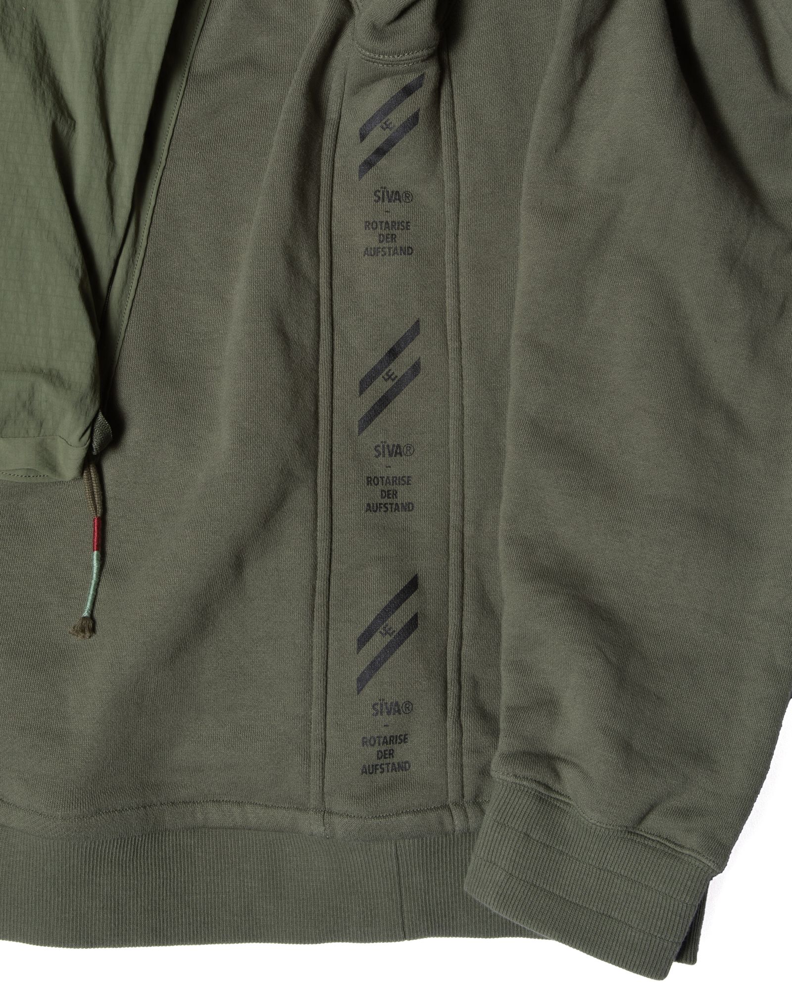 「予約商品」LOWCHEST-PKT ZIP JOGGER LOOSE-FIT HOODIE / col: KHAKI