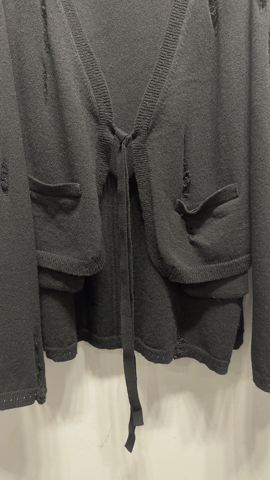JANIS’S LAYERED KNIT PULLOVER / プルオーバーニット (Black, Yellow)