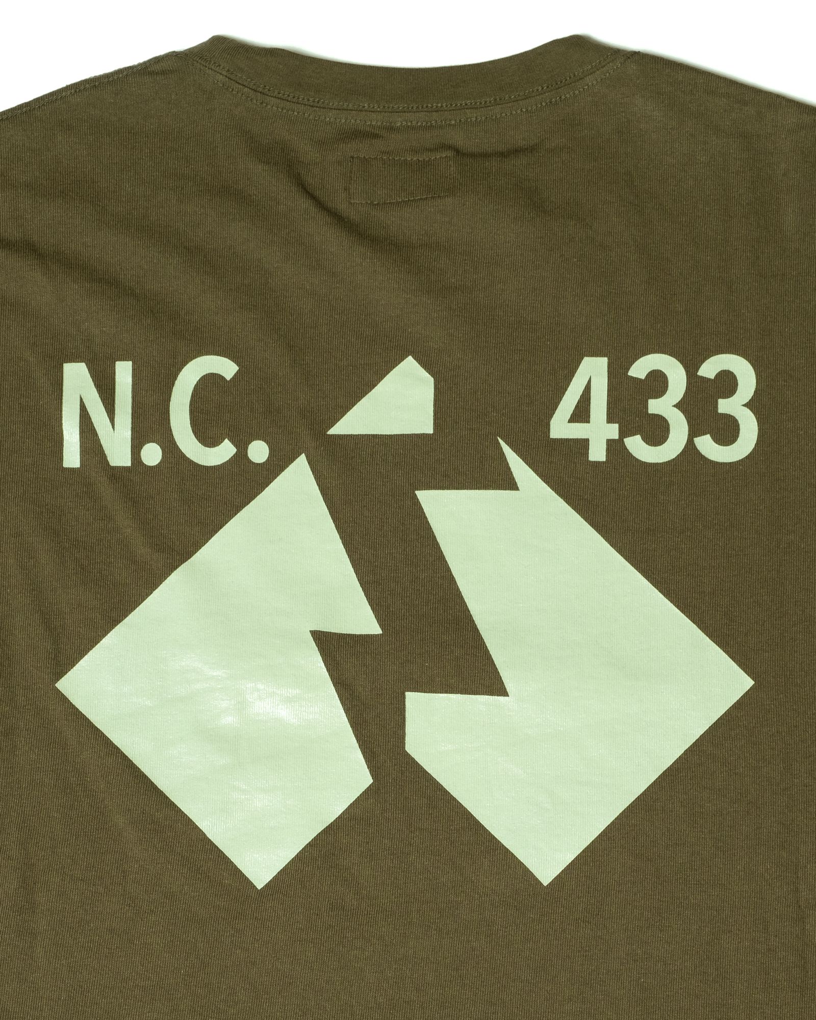 「予約商品」KANGAROO-POCKET WIDE TEE / col: KHAKI