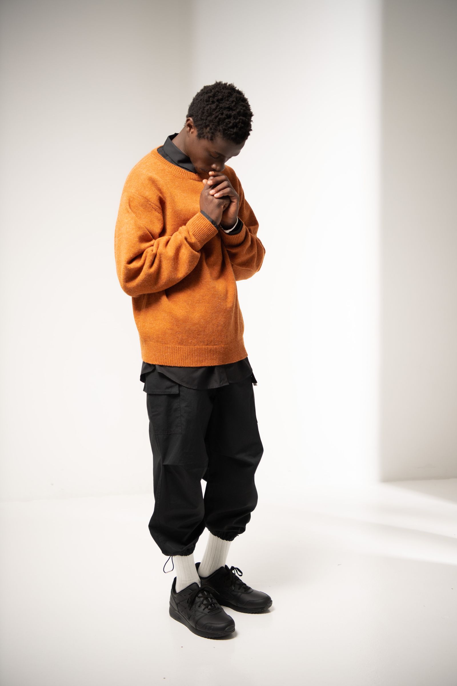 「予約商品」CREWNECK SWEATER (CARROT)