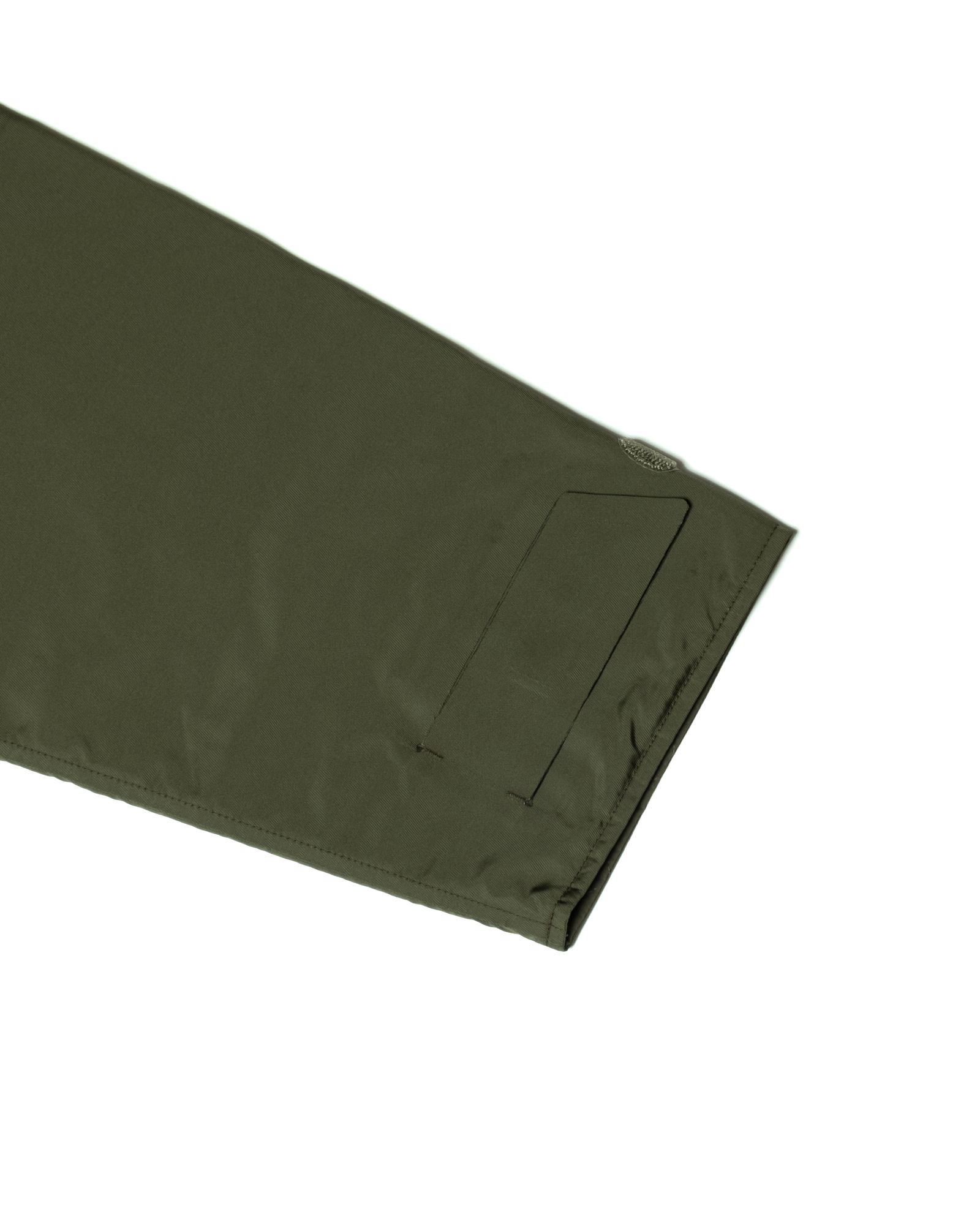 「予約商品」COLLARLESS OVERSIZED LONG PADDING COAT / col: KHAKI
