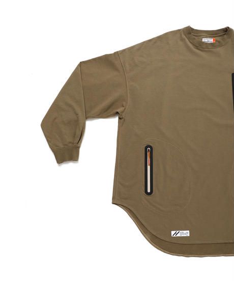 TOO BIG BAGGY NECK JERSEY c/#3 SAND