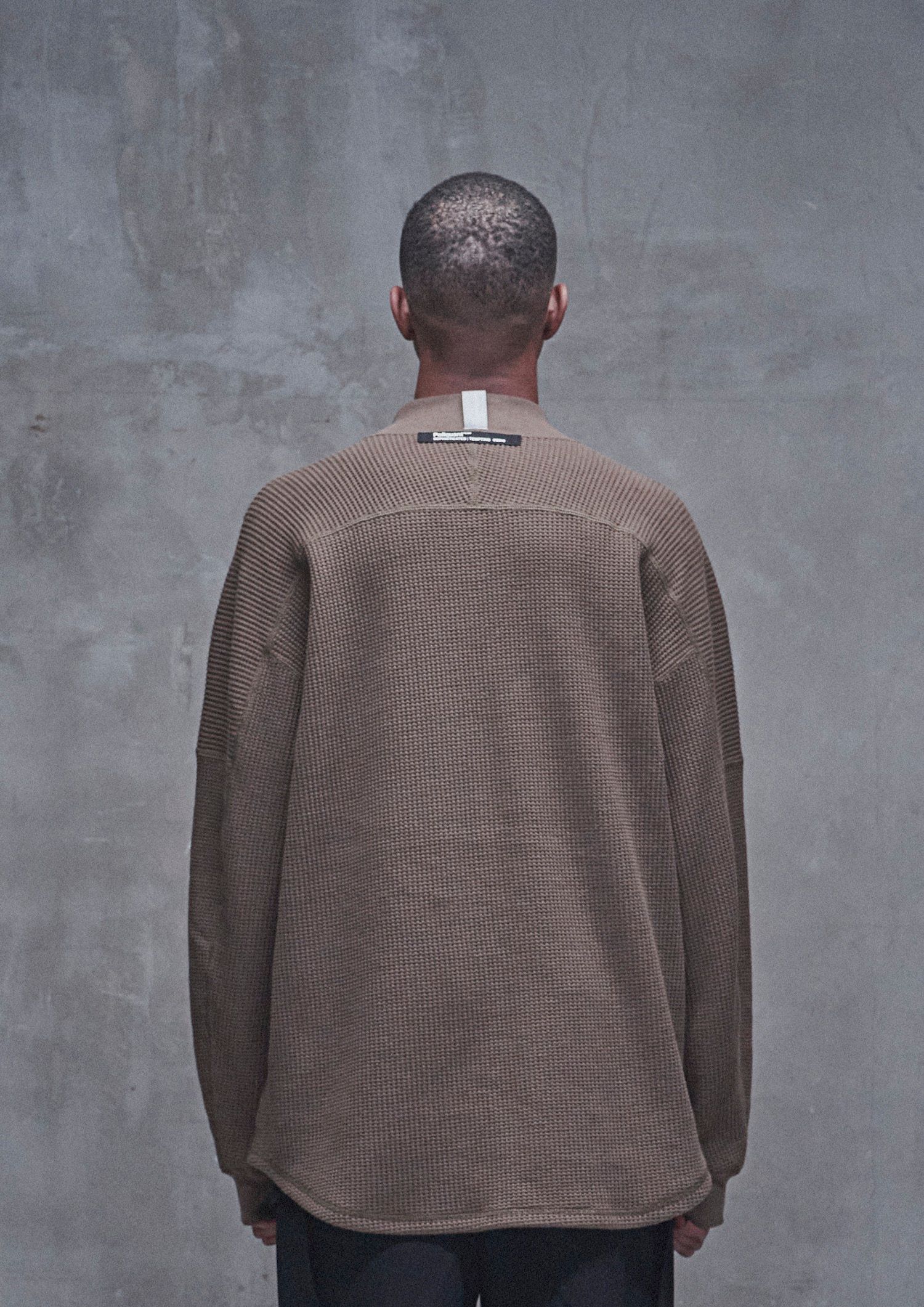 POLIQUANT - THE BIG WAFFLE MOCKNECK PULLOVER / モックネック プル