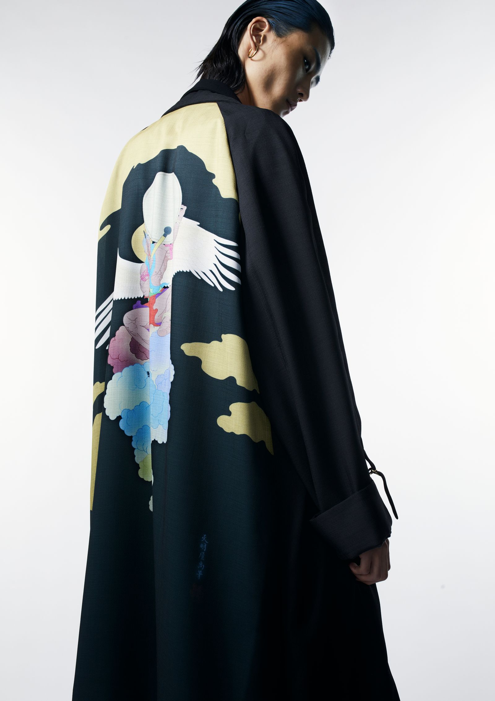 Azuma - × 天明屋尚「風神」「雷神」HAORI COAT / コート (BLACK,BEIGE ...