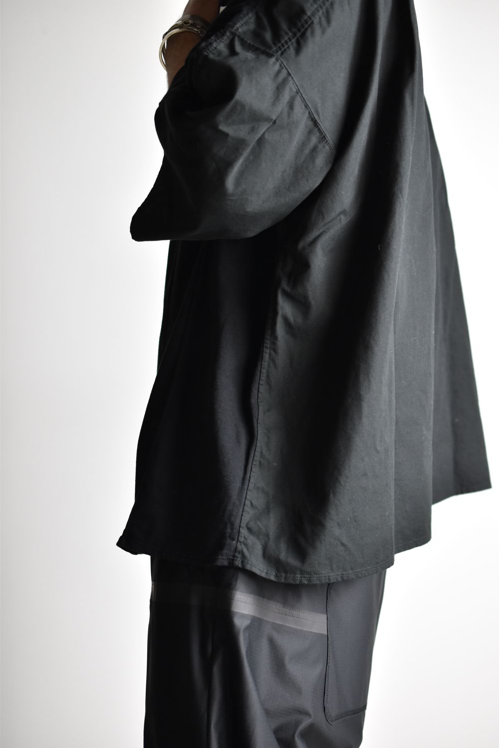 ARMED WIDE SHIRT c/#1 BLACK