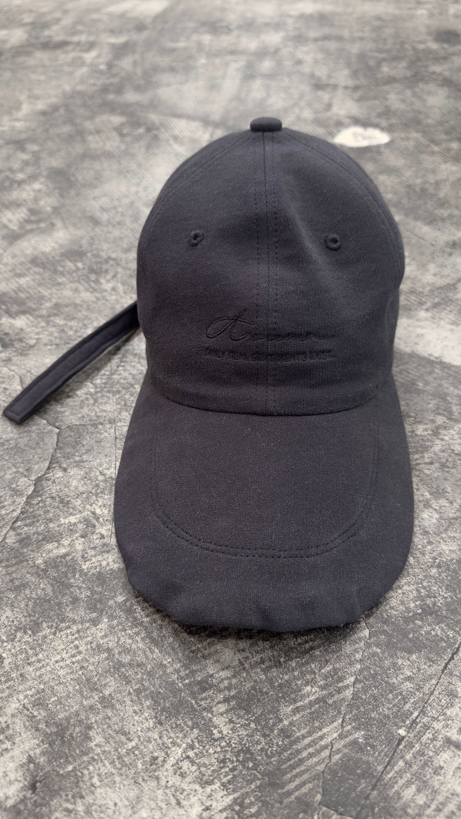 “YOREYORE” LOW CAP / キャップ (BLACK,KHAKI,LIGHT GREY)