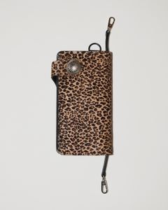 945-81TAC329-1 / レザーロングウォレット (LEOPARD)