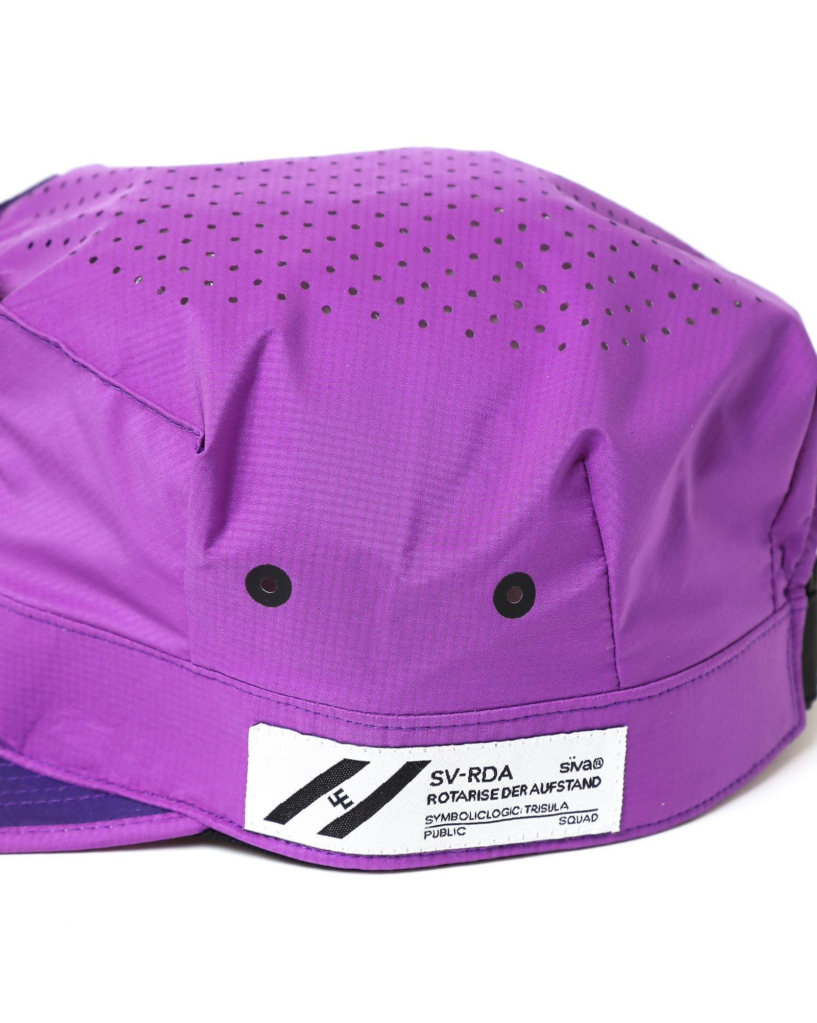 「予約商品」PUNCHING-HOLE BDU CAP # c/PURPLE