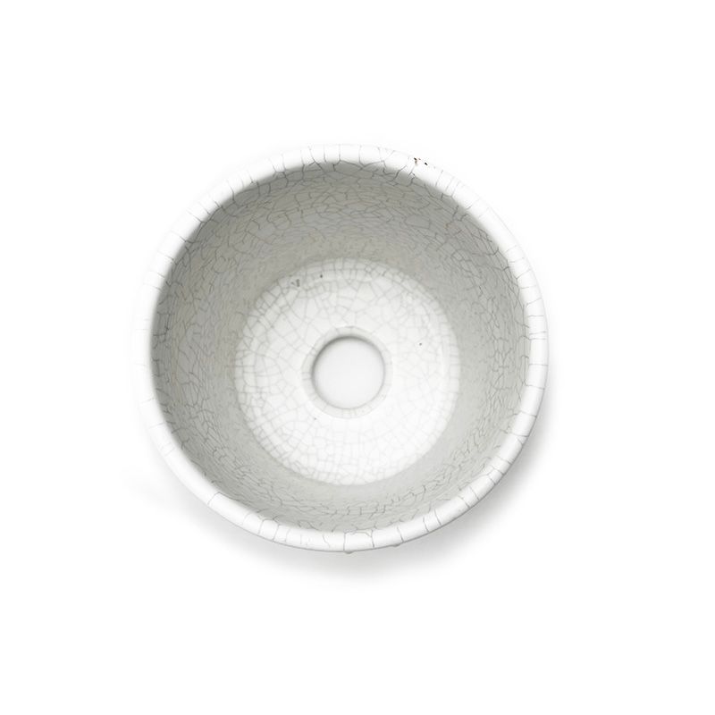 PYRAMID STUDS POT（L） "WHITE" -陶器鉢-