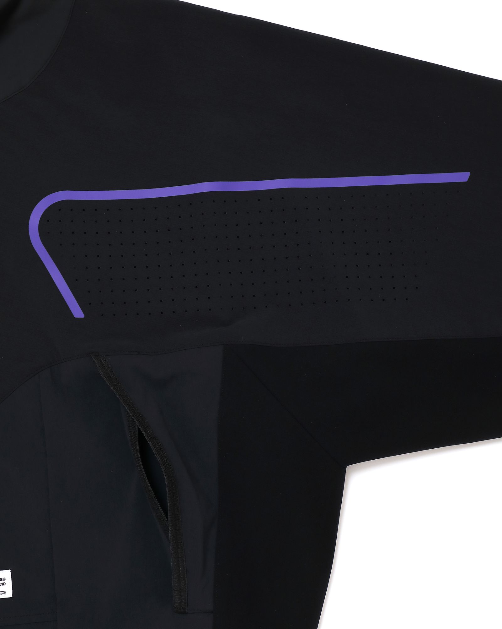「予約商品」DOLMAN WIDE NYLON JACKET # c/BLACK