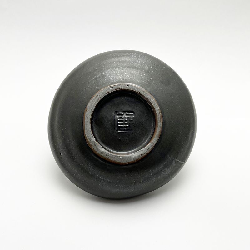 WAVE RING STAND (w/DOME) "BLACK" -陶器リングスタンド-