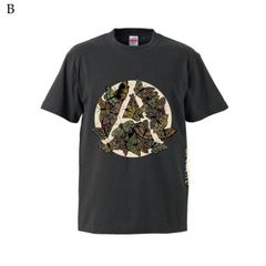 Persia pattern Anarchy symbol TEE (SUMI/IVORY)