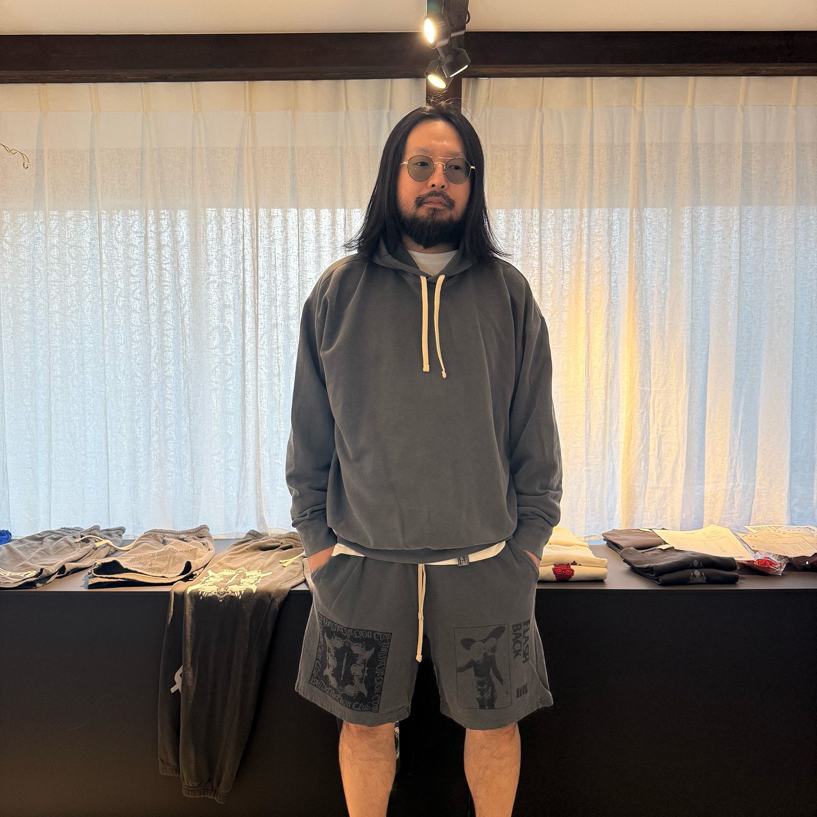 【一点もの】SWEAT SHORT PANTS 001 (ZONZAI ver)