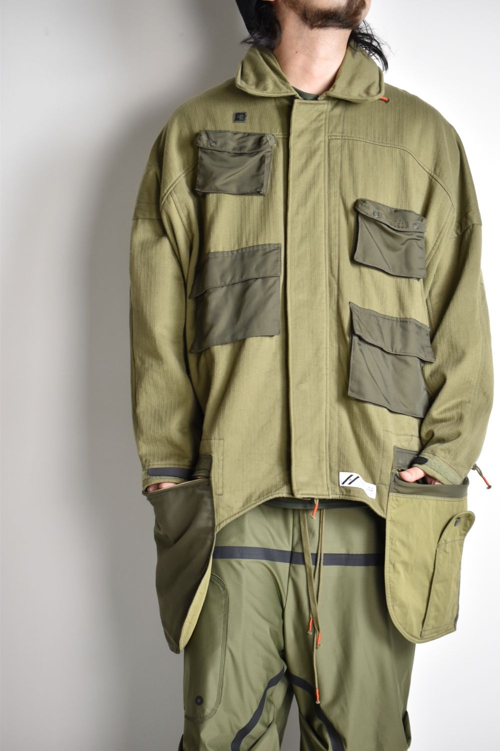 AIRBORNE SMOCK JUMP WIDE JACKET c/#2 KHAKI