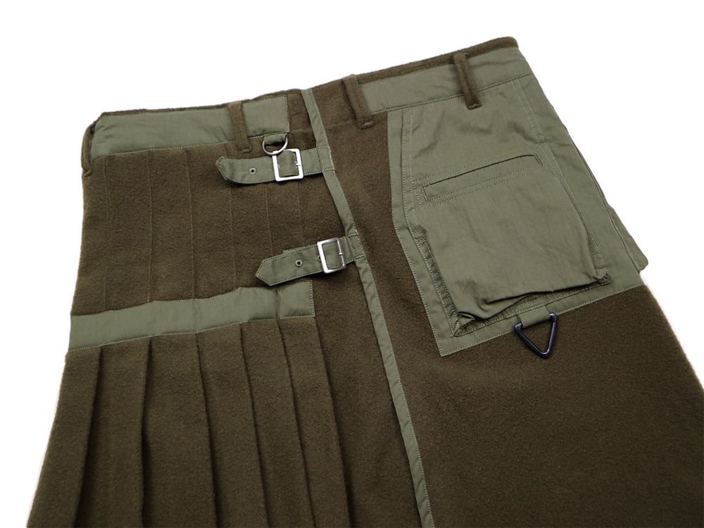 NPW-MIL KILT SKIRT (OLIVE)