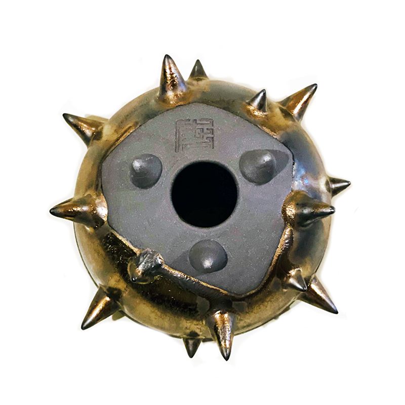 THORN STUDS POT(M)  "GOLD" -陶器鉢-